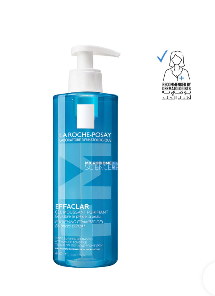 La Roche-Posay Effaclar Acne Foaming Cleansing Gel for Oily and Acne Prone Skin 400ml