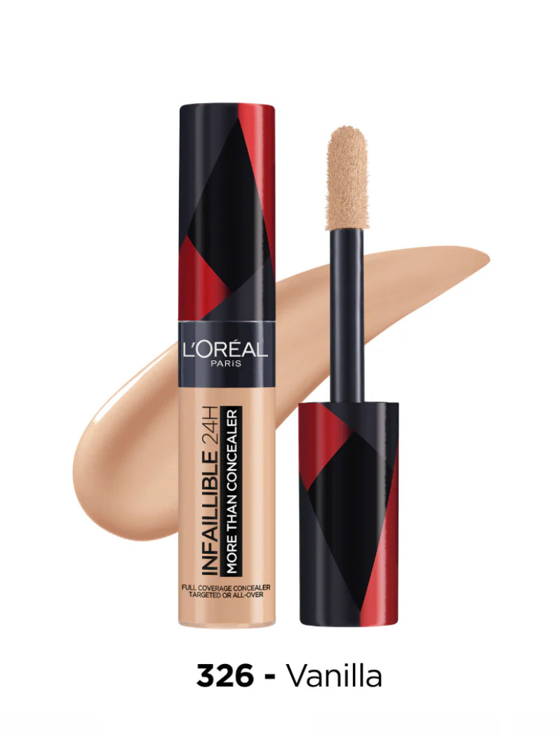 L'Oréal Paris Infallible Full Wear Waterproof Concealer Up To 24H Full Coverage - Updated Shades