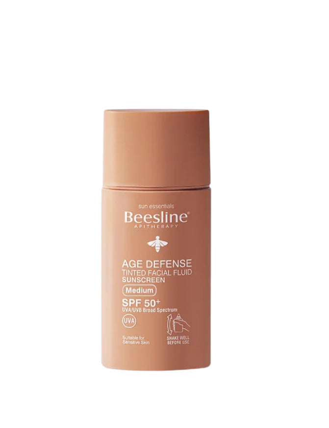 Beesline Age Defense Tinted Facial Fluid Sunscreen
