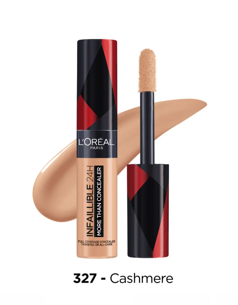 L'Oréal Paris Infallible Full Wear Waterproof Concealer Up To 24H Full Coverage - Updated Shades