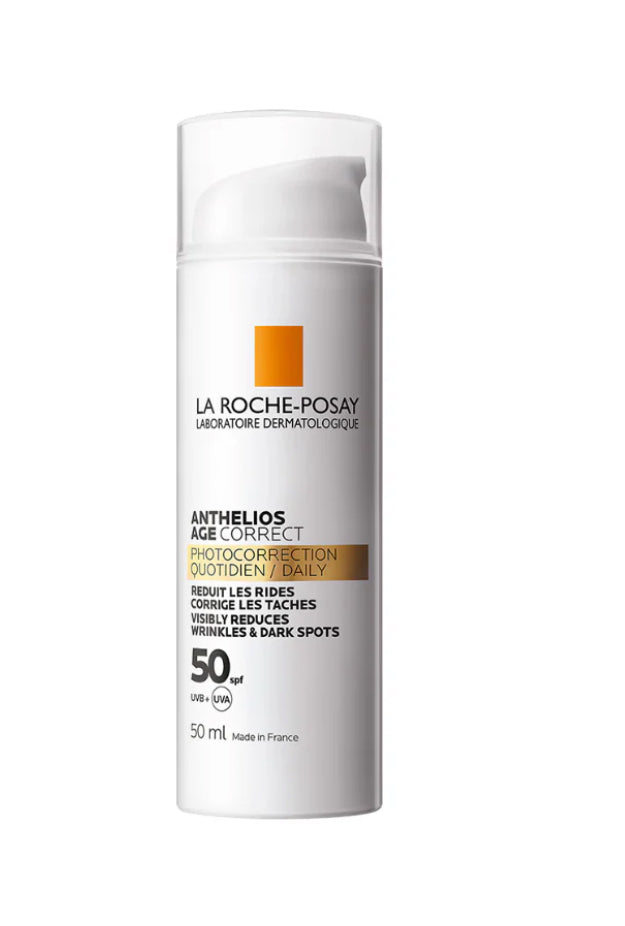 La Roche Posay Anthelios Age Correct SPF50 Anti Ageing Invisible Sunscreen with Niacinamide 50ml
