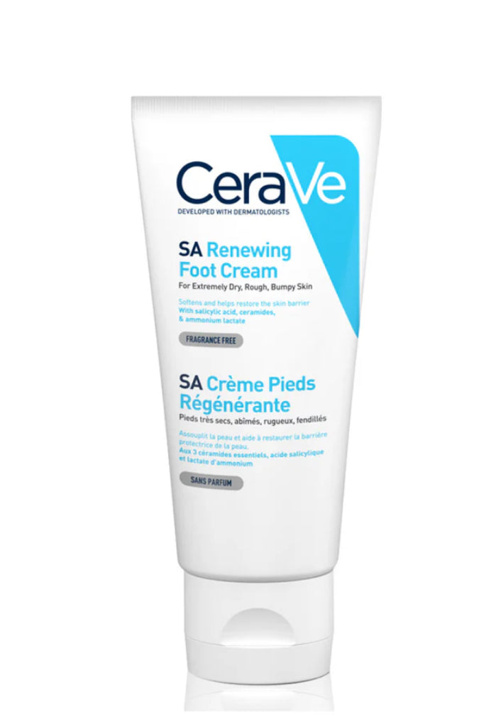 SA Renewing Foot Cream For Dry, Rough, And Cracked Feet With Hyaluronic Acid