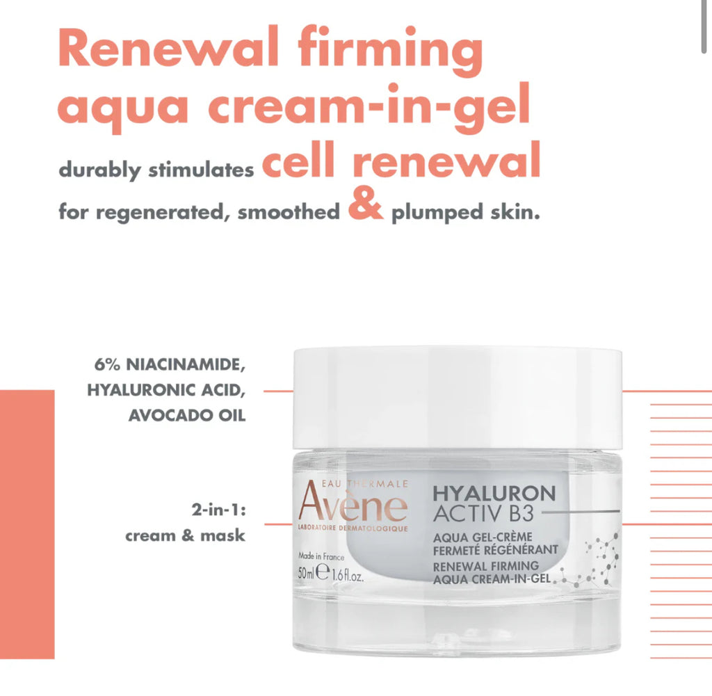 Avene Hyaluron Activ B3 Renewal Firming Aqua Cream-In-Gel