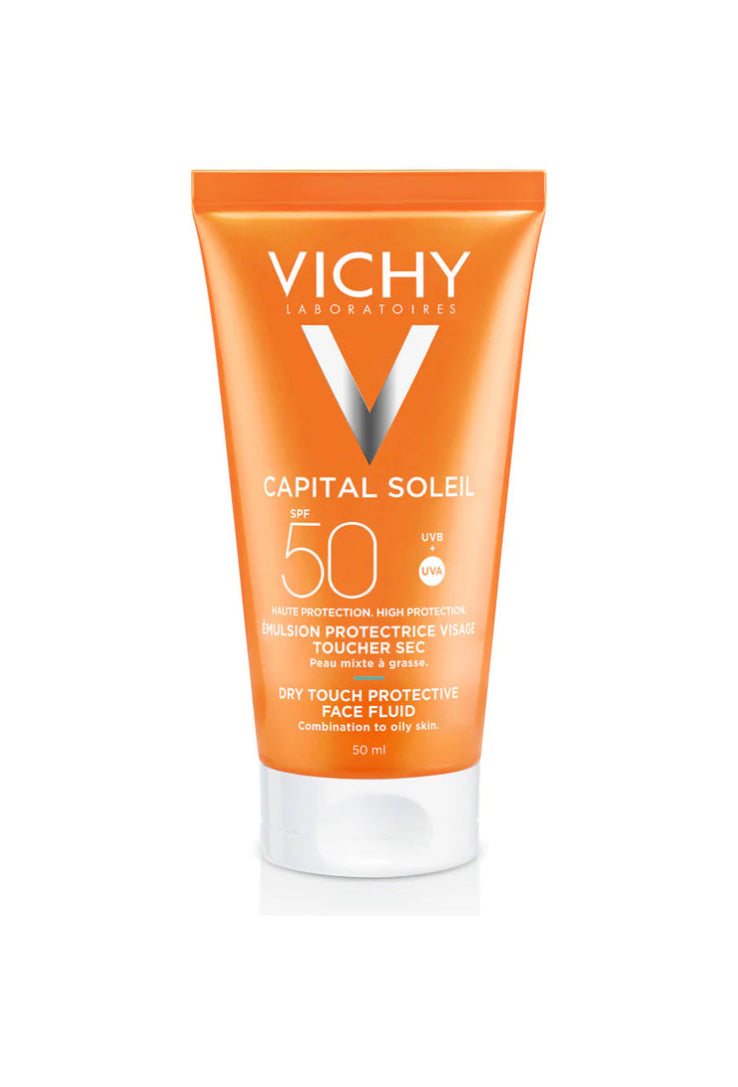 CAPITAL SOLEIL BB TINTED DRY TOUCH FACE FLUID SPF50+ 50ML
