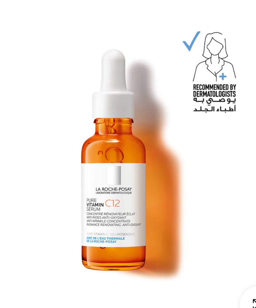 La Roche Posay 12% Pure Vitamin C Anti-Aging Face Serum For All Skin Types 30ml