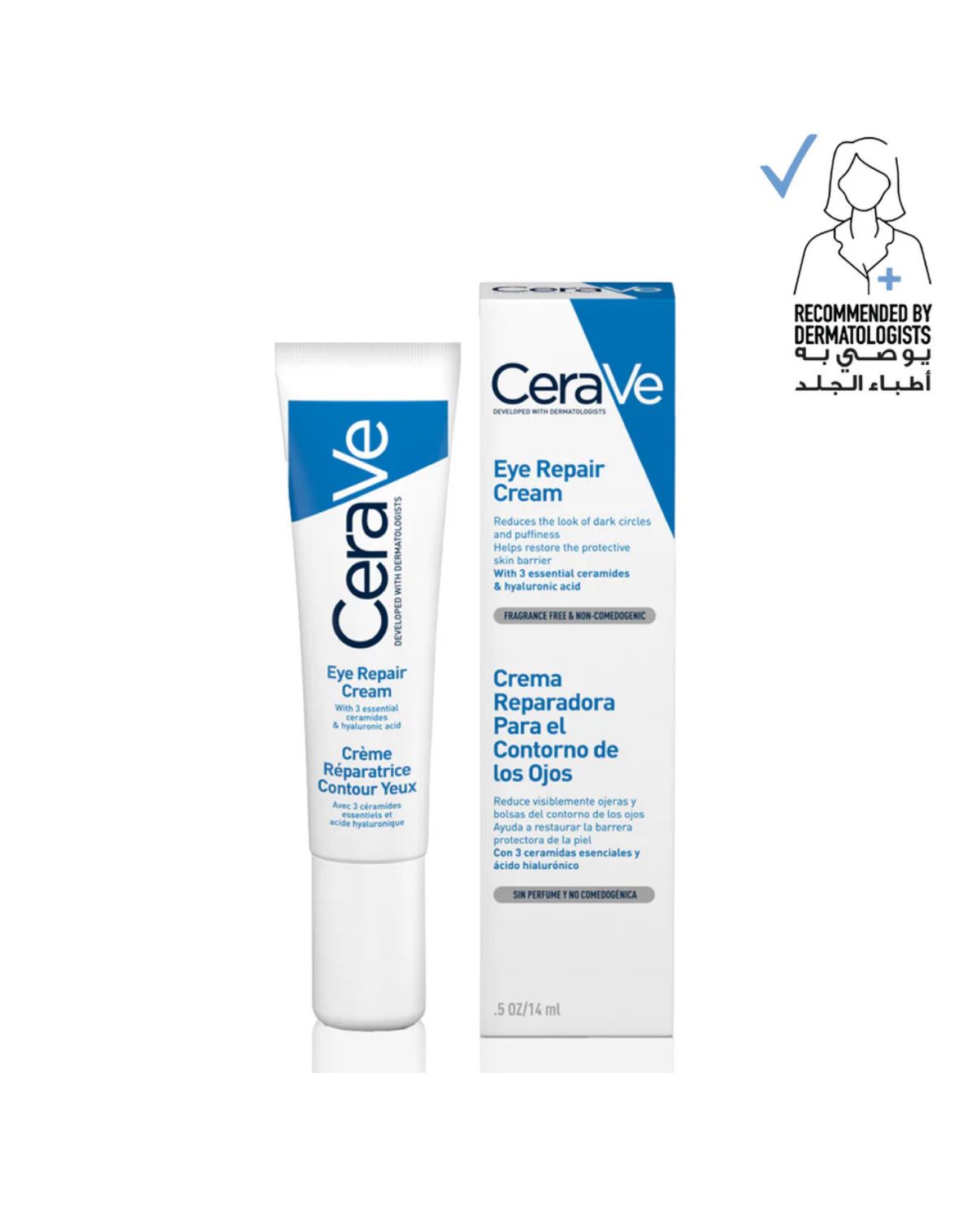 Eye Repair Cream For Dark Circles And Puffiness With Hyaluronic Acid